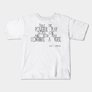 O me! O life! Kids T-Shirt